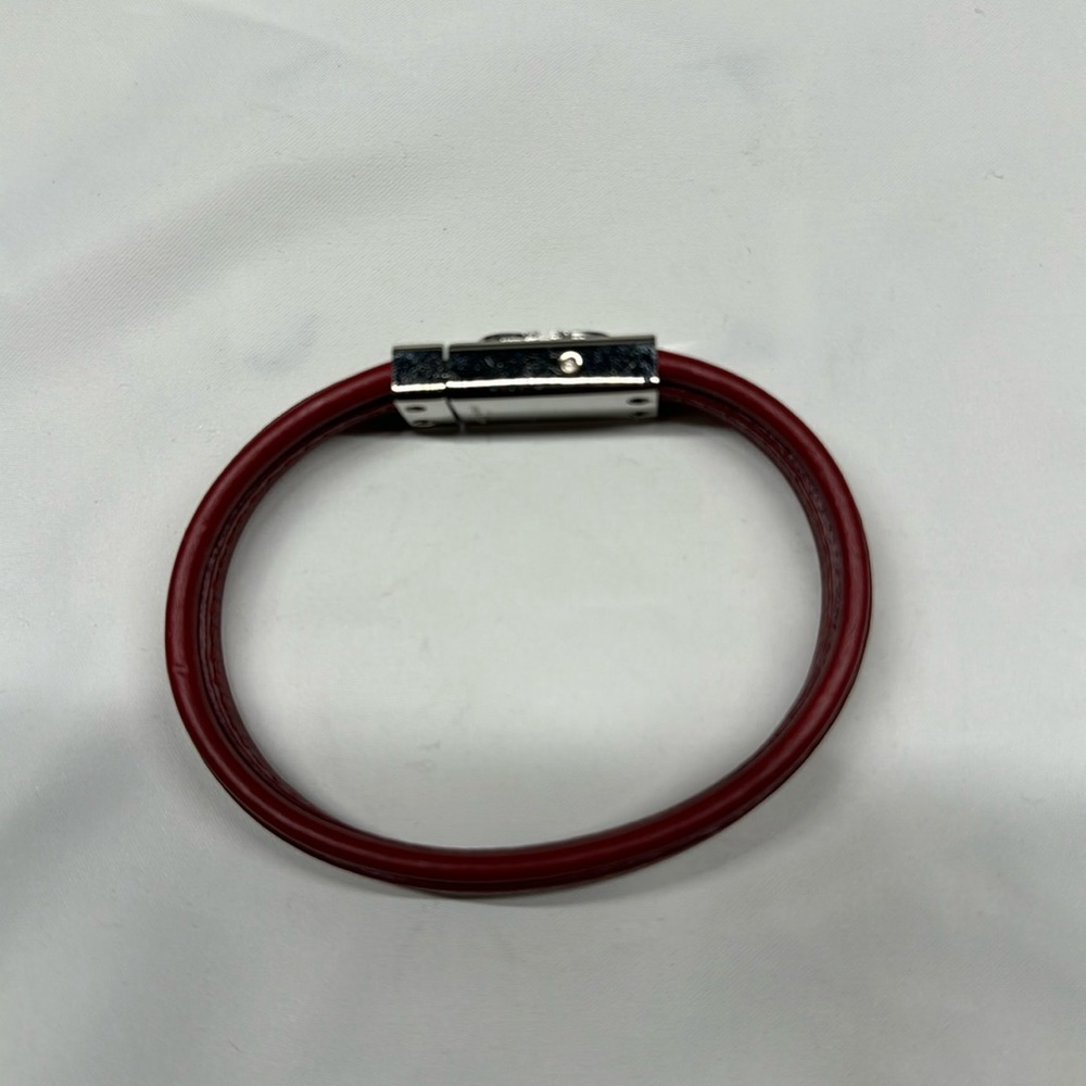 men's Ferragamo leather bracelet